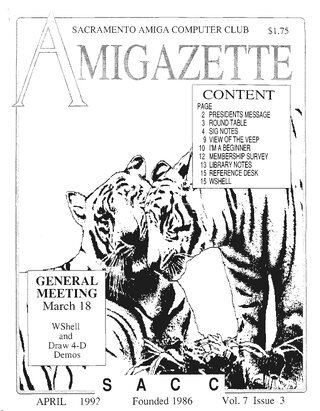 AmigaZette - 1992-04 cover